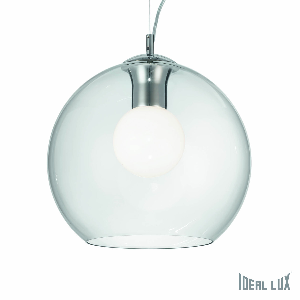 Потолочный подвесной светильник Ideal Lux NEMO CLEAR SP1 D30